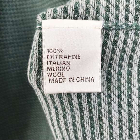 PATRICK JAMES RESERVE Merino Wool 1/4 Zip Pullover Sweater XXL - Picture 7 of 8